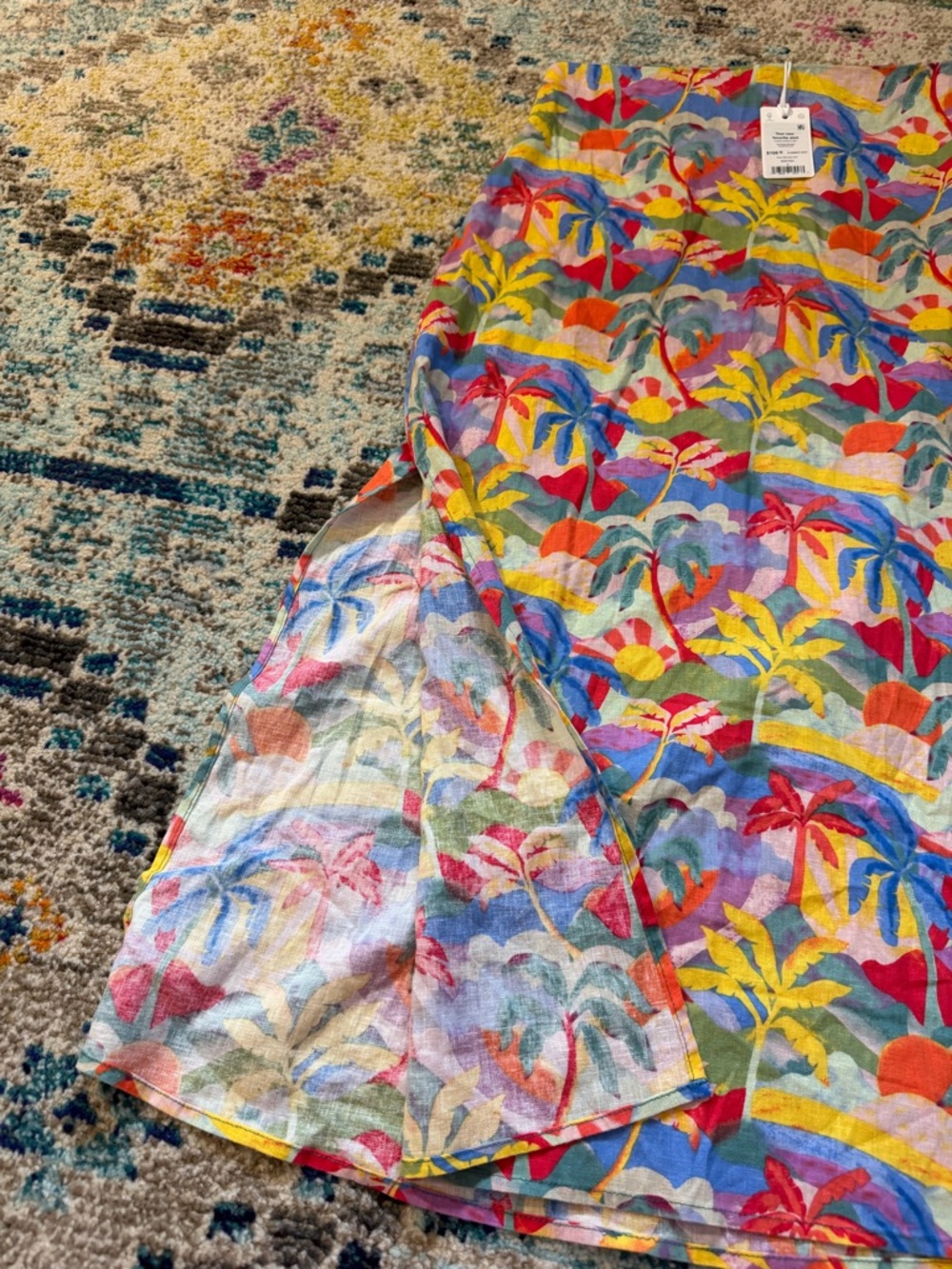 Marine Layer Ryan Palm Print skirt - Picture 4 of 7